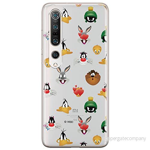 ERT GROUP mobiltelefonfodral för Xiaomi MI 10 / PRO originalt och officiellt licensierat Looney Tunes mönster 007 optimalt anpassad till formen på mobiltelefonen, gedeeltelijk transparant 5903537172330
