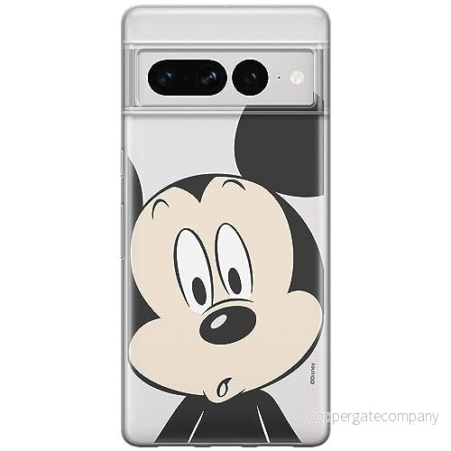 ERT GROUP mobiltelefonfodral för Google PIXEL 7 PRO originalt och officiellt licensierat Disney mönster Mickey 019 optimalt anpassad till formen på mobiltelefonen, gedeeltelijk transparant 5905795162399