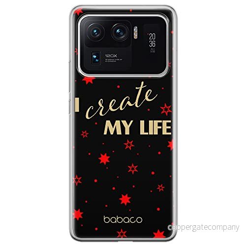 ERT GROUP mobiltelefonfodral för Xiaomi MI 11 ULTRA originalt och officiellt licensierat Babaco mönster Positive vibes 006 anpassad till formen på mobiltelefonen, fodral tillverkad av TPU plast 5903932959291