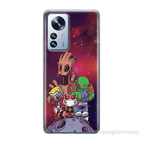 ERT GROUP mobiltelefonfodral för Xiaomi 12 / 12X originalt och officiellt licensierat Marvel mönster Guardians of the Galaxy 017 anpassad till formen på mobiltelefonen, fodral tillverkad av TPU plast 5905511477912