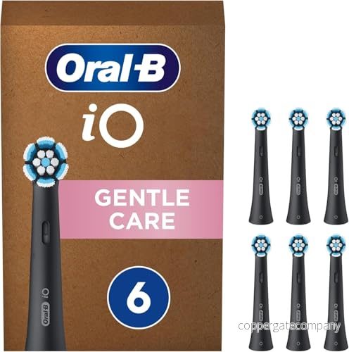 Oral B iO Series Gentle Care Tandborsthuvuden Svart 6 pack 8006540854662