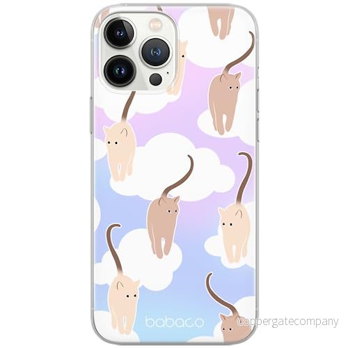 ERT GROUP mobiltelefonfodral för Iphone 13 PRO originalt och officiellt licensierat Babaco mönster Cats 015 optimalt anpassad till formen på mobiltelefonen, fodral tillverkad av TPU plast 5905131073266