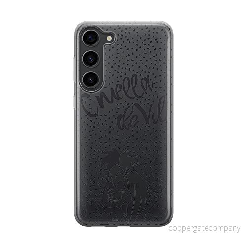 ERT GROUP mobiltelefonfodral för Samsung S23 originalt och officiellt licensierat Disney mönster Cruella 002 optimalt anpassad till formen på mobiltelefonen, gedeeltelijk transparant 5905511436131