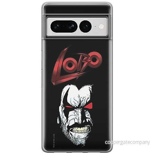 ERT GROUP mobiltelefonfodral för Google PIXEL 7 PRO originalt och officiellt licensierat DC mönster Lobo 005 optimalt anpassad till formen på mobiltelefonen, fodral tillverkad av TPU plast 5905795180447