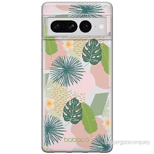 ERT GROUP mobiltelefonfodral för Google PIXEL 7 PRO originalt och officiellt licensierat Babaco mönster Plants 012 optimalt anpassad till formen på mobiltelefonen, gedeeltelijk transparant 5905795168186