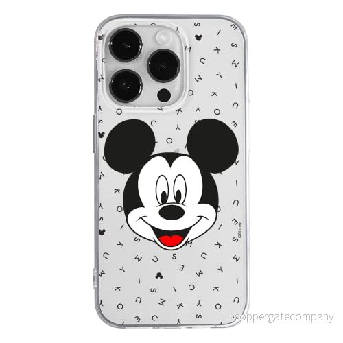 ERT GROUP mobiltelefonfodral för Apple Iphone 14 PRO MAX originalt och officiellt licensierat Disney mönster Mickey 020 optimalt anpassad till formen på mobiltelefonen, gedeeltelijk transparant 5905131929495