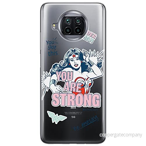 ERT GROUP mobiltelefonfodral för Xiaomi REDMI NOTE 9T originalt och officiellt licensierat DC mönster Wonder Woman 025 optimalt anpassad till formen på mobiltelefonen, gedeeltelijk transparant 5904805653247