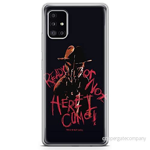 ERT GROUP mobiltelefonfodral för Samsung A51 5G originalt och officiellt licensierat Horror mönster Nightmare of Elm Street 007 anpassad till formen på mobiltelefonen, fodral tillverkad av TPU plast 5905511085049