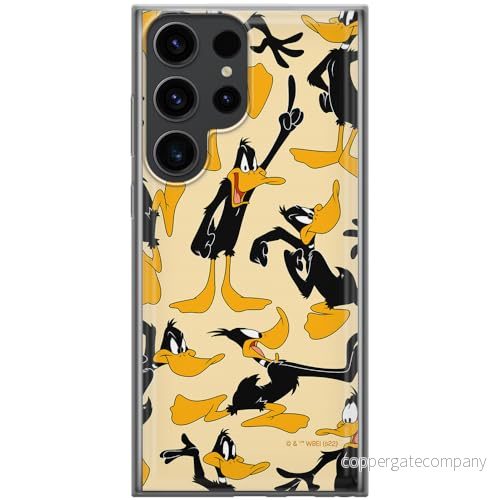 ERT GROUP mobiltelefonfodral för Samsung S23 ULTRA originalt och officiellt licensierat Looney Tunes mönster Duffy 002 optimalt anpassad till formen på mobiltelefonen, fodral tillverkad av TPU plast 5905511662431