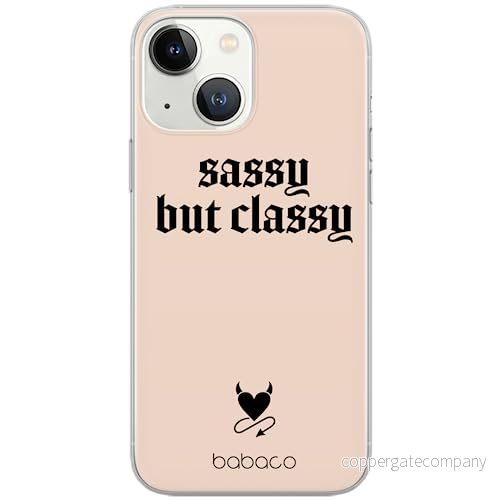 ERT GROUP mobiltelefonfodral för Apple Iphone 13 MINI originalt och officiellt licensierat Babaco mönster Sassy but classy 001, fodral tillverkad av TPU plast 5903932884173