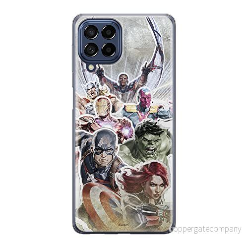 ERT GROUP mobiltelefonfodral för Samsung M33 5G originalt och officiellt licensierat Marvel mönster Avengers 010 optimalt anpassad till formen på mobiltelefonen, fodral tillverkad av TPU plast 5905511340643