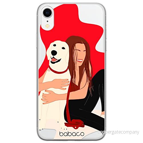ERT GROUP mobiltelefonfodral för Iphone XR originalt och officiellt licensierat Babaco mönster Dogs 006 optimalt anpassad till formen på mobiltelefonen, gedeeltelijk transparant 5905131010445