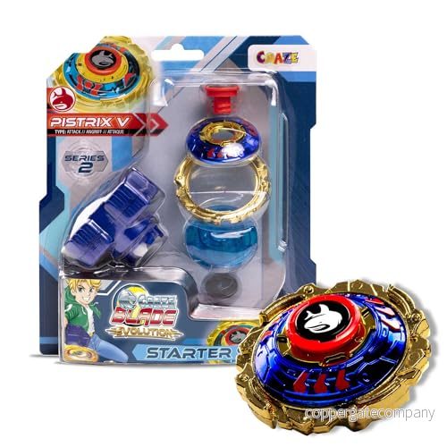 CRAZE Blade, Battle Pion med Pitcher, Starter Set Serie 2 Modell Rhinok, Blade för barn 4059779048887
