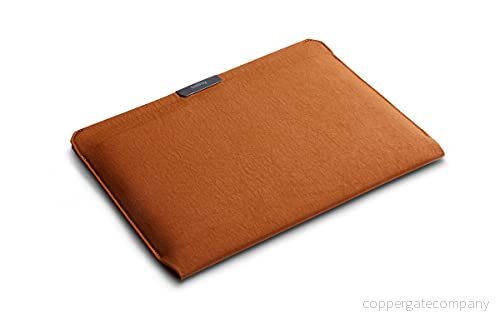 Bellroy Laptop Sleeve (Laptop 14 tum, vattentätt återvunnet tyg, magnetiskt öppningssystem) - brons 9343783014194