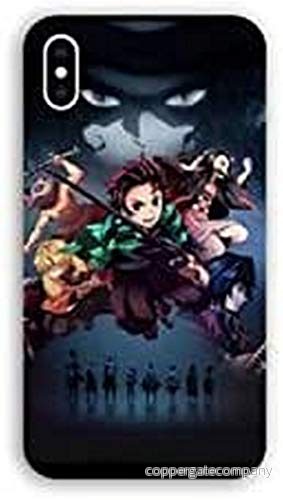 Fodral för iPhone X/XS Manga Demon Slayer svart 3614849667385