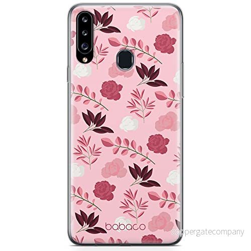 ERT GROUP mobiltelefonfodral för Samsung A20S originalt och officiellt licensierat Babaco mönster Flowers 020 optimalt anpassad till formen på mobiltelefonen, fodral tillverkad av TPU plast 5903932642186