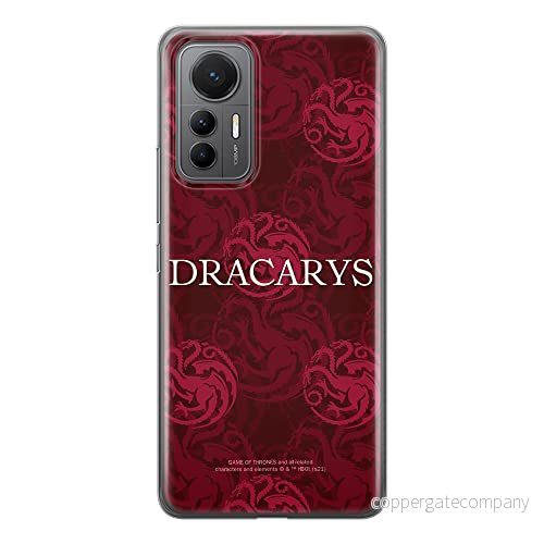 ERT GROUP mobiltelefonfodral för Xiaomi 12 LITE originalt och officiellt licensierat Game of Thrones mönster 021 optimalt anpassad till formen på mobiltelefonen, fodral tillverkad av TPU plast 5905511506186