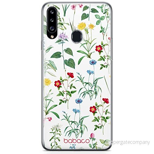 ERT GROUP mobiltelefonfodral för Samsung A20S originalt och officiellt licensierat Babaco mönster Flowers 042 optimalt anpassad till formen på mobiltelefonen, fodral tillverkad av TPU plast 5905131315106