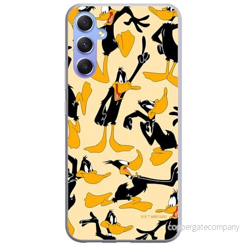 ERT GROUP mobiltelefonfodral för Samsung A34 5G originalt och officiellt licensierat Looney Tunes mönster Duffy 002 optimalt anpassad till formen på mobiltelefonen, gedeeltelijk transparant 5905511787738