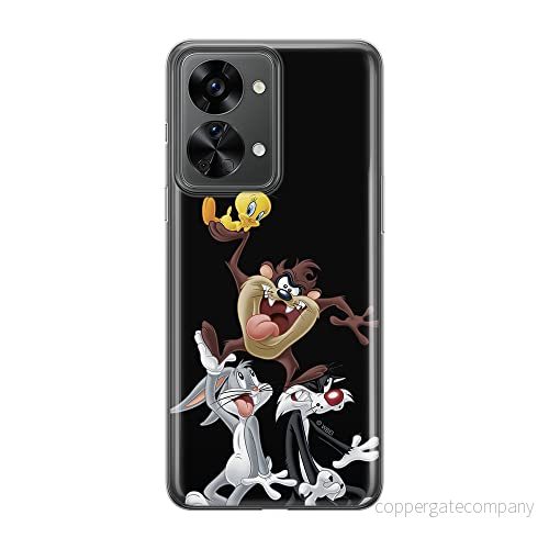 ERT GROUP mobiltelefonfodral för Oneplus NORD 2T 5G originalt och officiellt licensierat Looney Tunes mönster 001 optimalt anpassad till formen på mobiltelefonen, fodral tillverkad av TPU plast 5905511263010