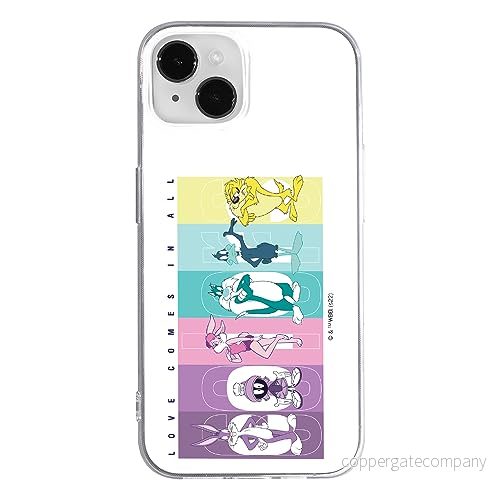 ERT GROUP mobiltelefonfodral för Iphone 14 PLUS originalt och officiellt licensierat Looney Tunes mönster 015 optimalt anpassad till formen på mobiltelefonen, fodral tillverkad av TPU plast 5905511996918