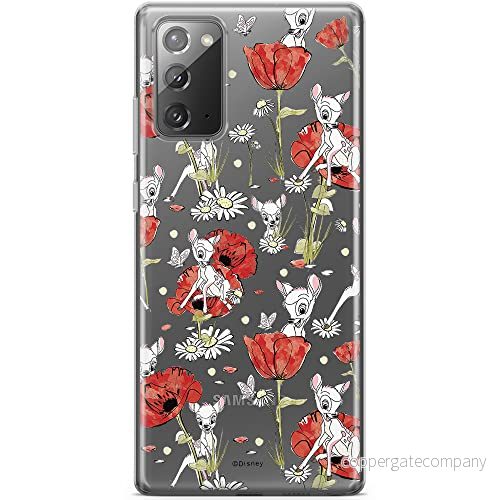 ERT GROUP mobiltelefonfodral för Samsung GALAXY NOTE 20 originalt och officiellt licensierat Disney mönster Bambi 001 optimalt anpassad till formen på mobiltelefonen, gedeeltelijk transparant 5903040445570