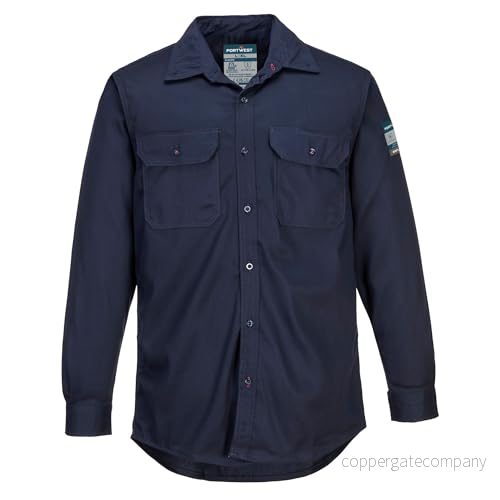 Portwest FR89NARXL Bizflame-tröja, vanlig, storlek: X-Large, marinblå 5036108267712