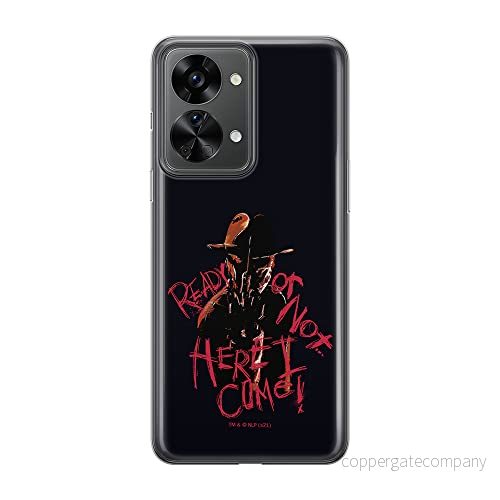 ERT GROUP mobiltelefonfodral för Oneplus NORD 2T 5G originalt och officiellt licensierat Horror mönster Nightmare of Elm Street 007, fodral tillverkad av TPU plast 5905511277567