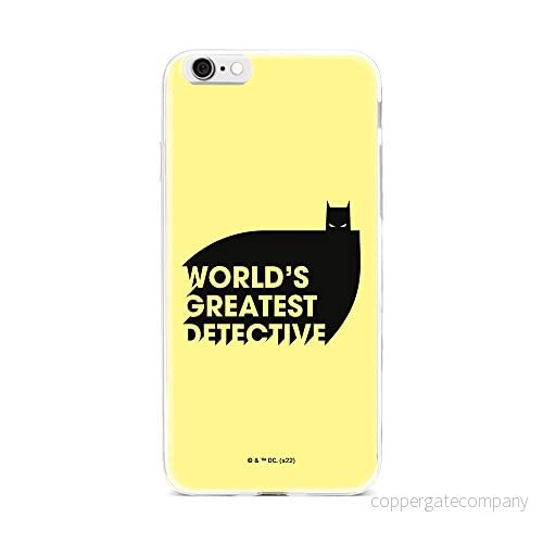 ERT GROUP mobiltelefonfodral för Iphone 6 PLUS originalt och officiellt licensierat DC mönster Batman 051 optimalt anpassad till formen på mobiltelefonen, fodral tillverkad av TPU plast 5905131542403