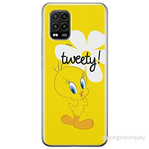 ERT GROUP mobiltelefonfodral för Xiaomi MI 10 LITE originalt och officiellt licensierat Looney Tunes mönster Tweety 005 optimalt anpassad till formen på mobiltelefonen, fodral tillverkad av TPU plast 5903537165202