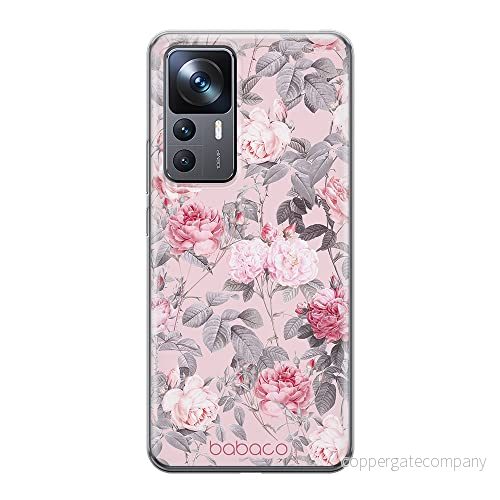 ERT GROUP mobiltelefonfodral för Xiaomi 12T/12T pro/K50 Ultra originalt och officiellt licensierat Babaco mönster Flowers 054 anpassad till formen på mobiltelefonen, fodral tillverkad av TPU plast 5905511586348