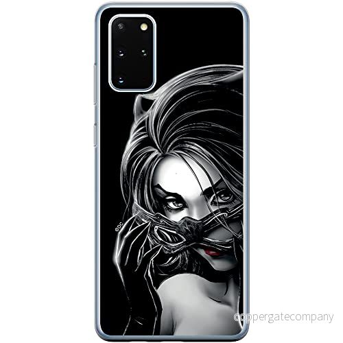 ERT GROUP mobiltelefonfodral för Samsung S20 PLUS / S11 originalt och officiellt licensierat DC mönster Catwoman 004 Vit optimalt anpassad till formen på mobiltelefonen, fodral tillverkad av TPU plast 5903537536125