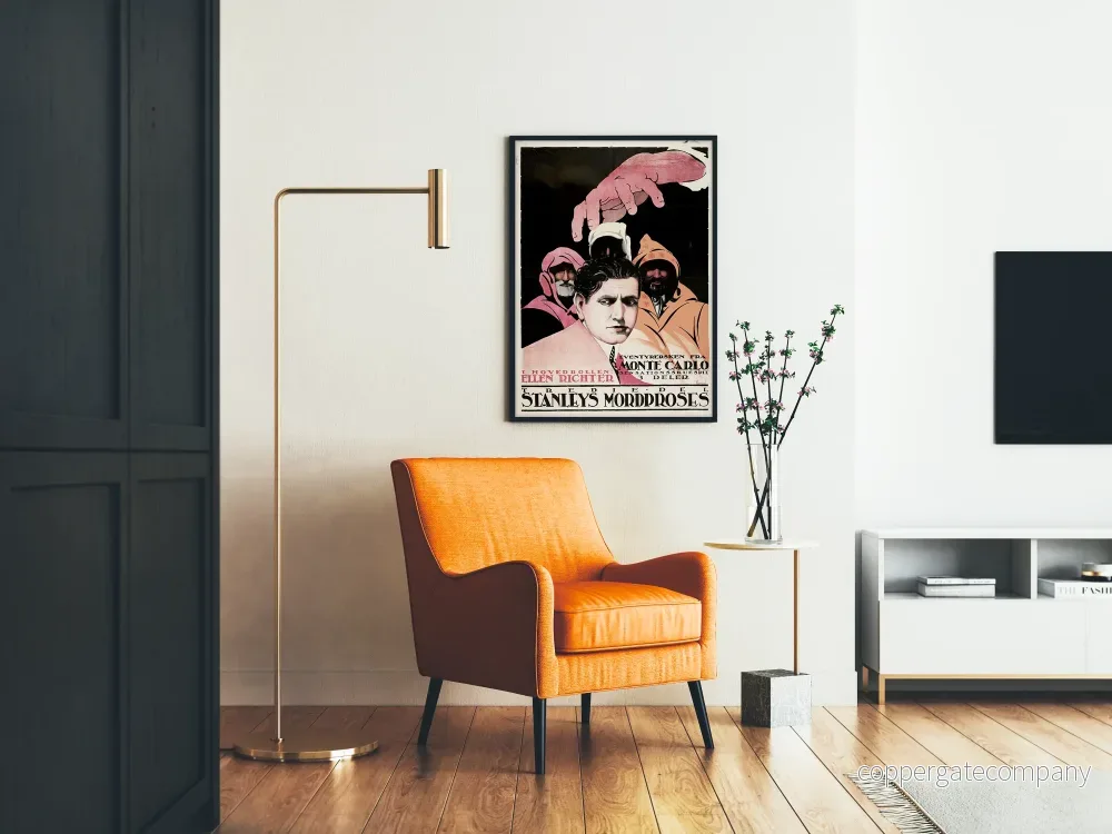 Dramatisk vintageposter av Stanleys Mordproses - Bild 2