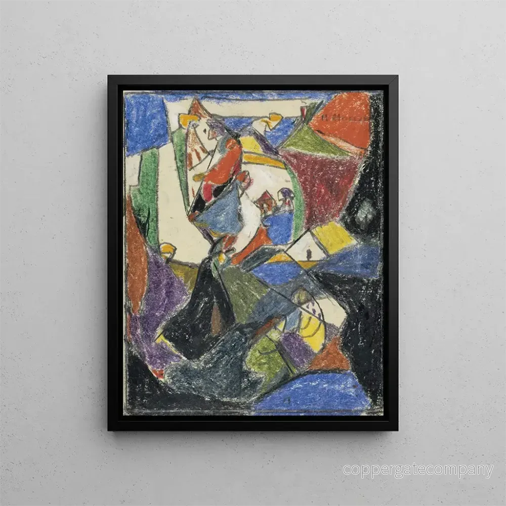 Målning Composition – Adolf Hölzel | Konsttryck