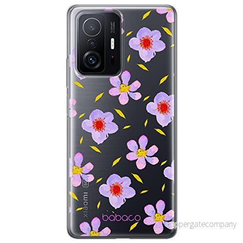 ERT GROUP mobiltelefonfodral för Xiaomi 11T 5G / PRO originalt och officiellt licensierat Babaco mönster Flowers 022 optimalt anpassad till formen på mobiltelefonen, gedeeltelijk transparant 5904805559495