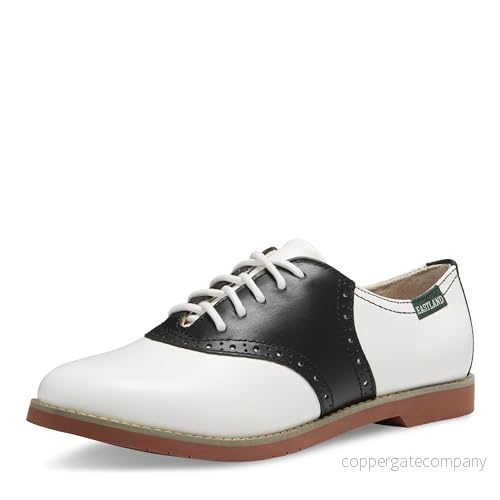 Eastland Dam Sadie Oxfords, Svart vit, 7,5 UK, 40.5 EU 94352139655