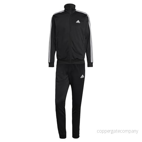adidas Sportswear Basic 3 Stripes Tricot Tracksuit - Svart - Storlek XXL 4067901312485