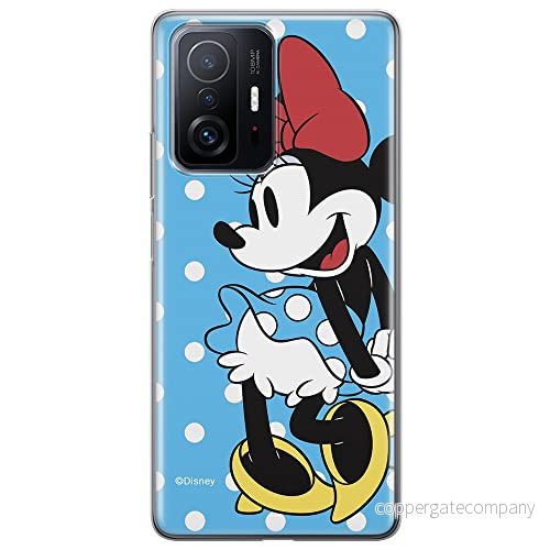 ERT GROUP mobiltelefonfodral för Xiaomi 11T 5G / PRO originalt och officiellt licensierat Disney mönster Minnie 034 anpassad till formen på mobiltelefonen, fodral tillverkad av TPU plast 5904805561948