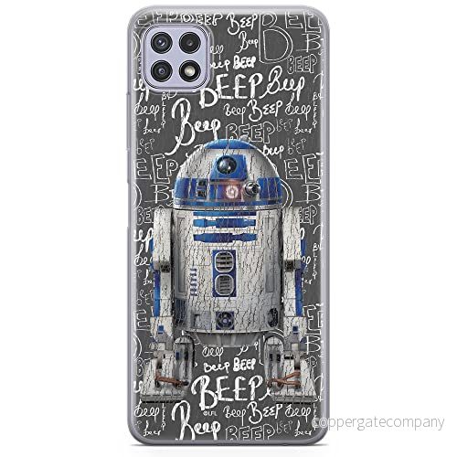 ERT GROUP mobiltelefonfodral för Samsung A22 5G originalt och officiellt licensierat Star Wars mönster R2D2 004 optimalt anpassad till formen på mobiltelefonen, fodral tillverkad av TPU plast 5903932827293