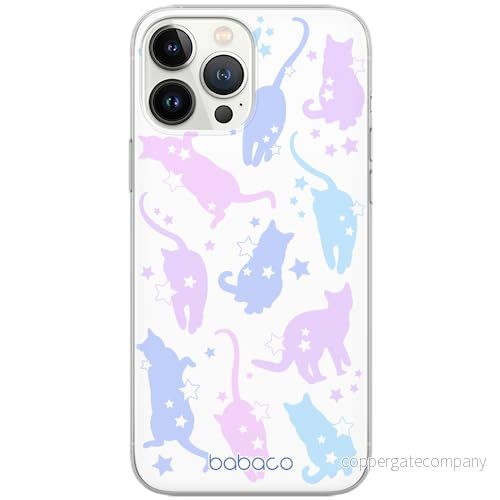ERT GROUP mobiltelefonfodral för Iphone 13 PRO originalt och officiellt licensierat Babaco mönster Cats 016 optimalt anpassad till formen på mobiltelefonen, fodral tillverkad av TPU plast 5905131099921