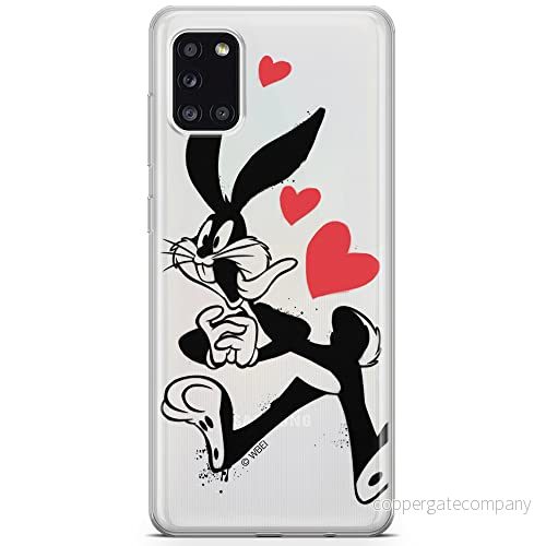 ERT GROUP mobiltelefonfodral för Samsung A31 originalt och officiellt licensierat Looney Tunes mönster Bugs 002 optimalt anpassad till formen på mobiltelefonen, gedeeltelijk transparant 5903040220702