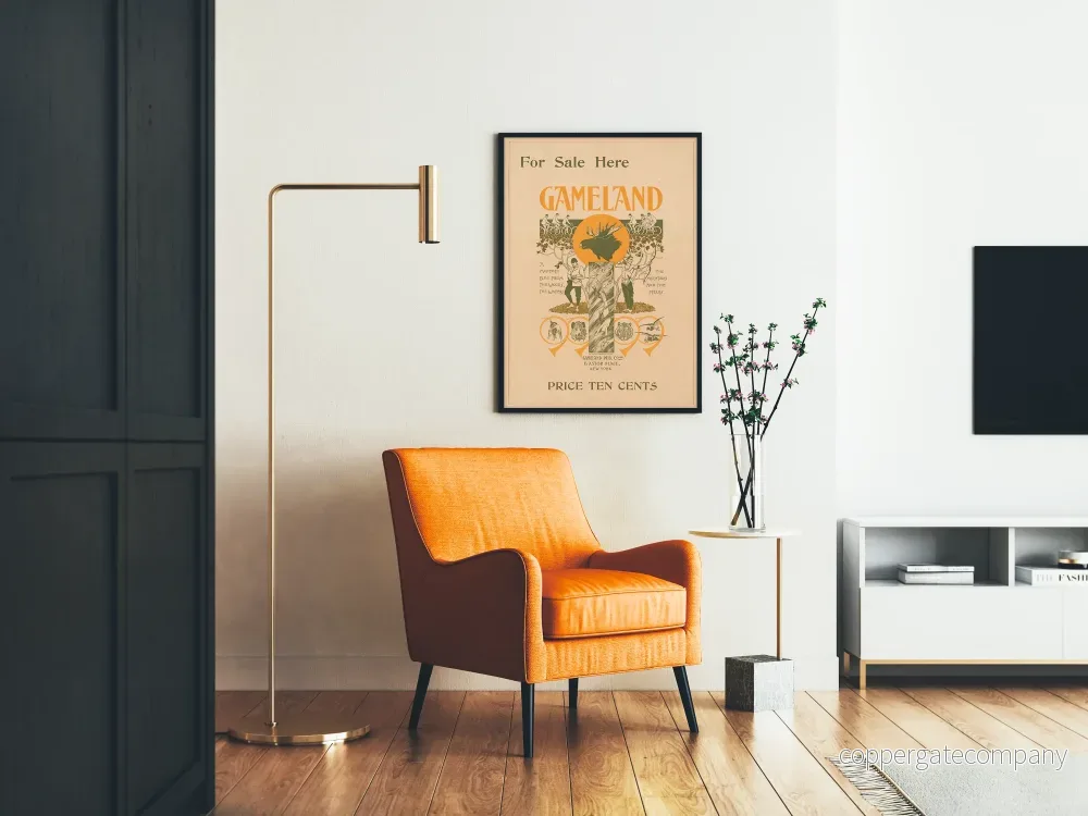 Vintage Gameland-Poster – Naturlig väggdekoration för äventyr - Bild 2