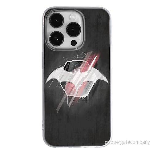 ERT GROUP mobiltelefonfodral för Apple Iphone 14 PRO MAX originalt och officiellt licensierat DC mönster Batman 002 optimalt anpassad till formen på mobiltelefonen, fodral tillverkad av TPU plast 5905131932570