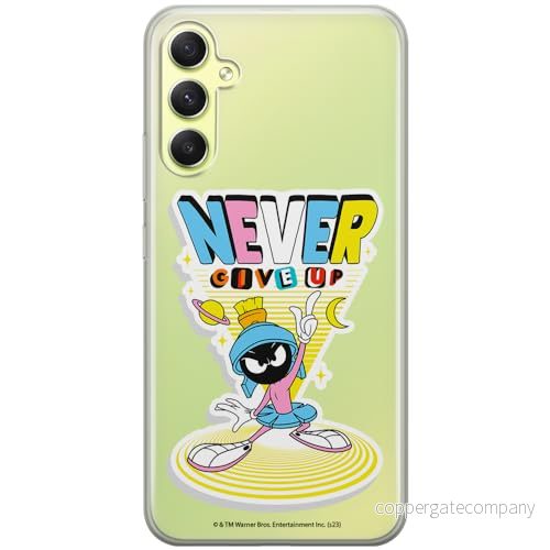 ERT GROUP mobiltelefonfodral för Samsung A34 5G originalt och officiellt licensierat Looney Tunes mönster Marvin 005 optimalt anpassad till formen på mobiltelefonen, gedeeltelijk transparant 5905795128883