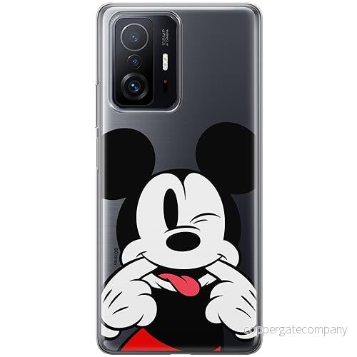 ERT GROUP mobiltelefonfodral för Xiaomi 11T 5G / PRO originalt och officiellt licensierat Disney mönster Mickey 052 optimalt anpassad till formen på mobiltelefonen, gedeeltelijk transparant 5905795033965