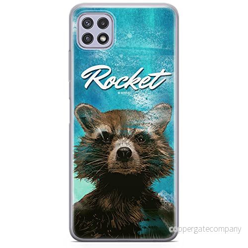 ERT GROUP mobiltelefonfodral för Samsung A22 5G originalt och officiellt licensierat Marvel mönster Rocket 006 optimalt anpassad till formen på mobiltelefonen, fodral tillverkad av TPU plast 5903932804454