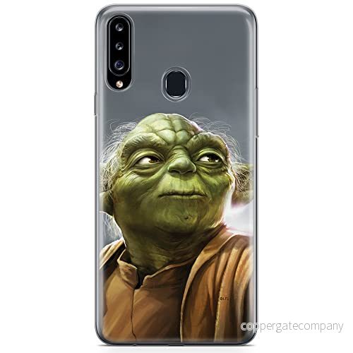 ERT GROUP mobiltelefonfodral för Samsung A20S originalt och officiellt licensierat Star Wars mönster Yoda 006 optimalt anpassad till formen på mobiltelefonen, fodral tillverkad av TPU plast 5904805443831