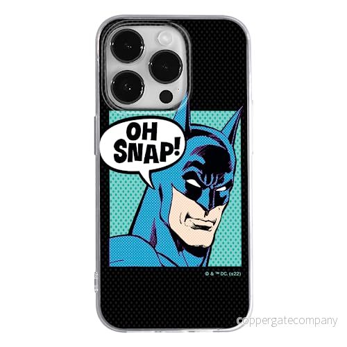 ERT GROUP mobiltelefonfodral för Apple Iphone 14 PRO MAX originalt och officiellt licensierat DC mönster Batman 038 optimalt anpassad till formen på mobiltelefonen, fodral tillverkad av TPU plast 5905131939814