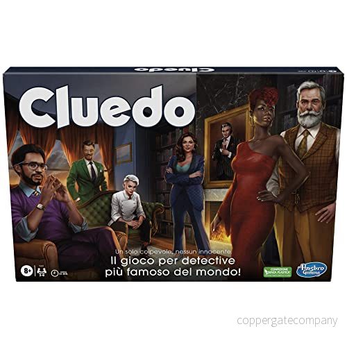 Cluedo Classico Refresh (boxspel, Hasbro Gaming) för pojkar och flickor från 8 år, Revisited 26 spelare, mysteriespel familjeutredning 5010994207243