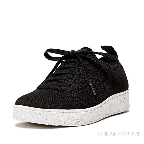 Fitflop kvinnors Rally e01 Multi Knit sneakers sneakers, Svart, 4.5 UK, 37.5 EU 195305366156